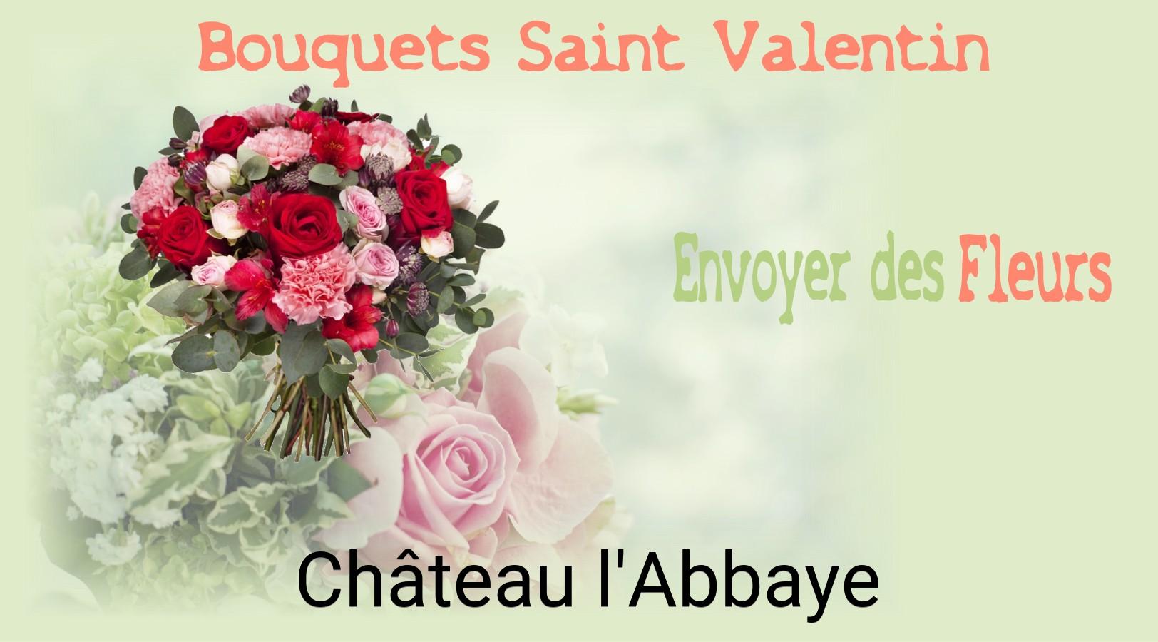 Roses de Saint-Valentin livrées à Château-l'Abbaye