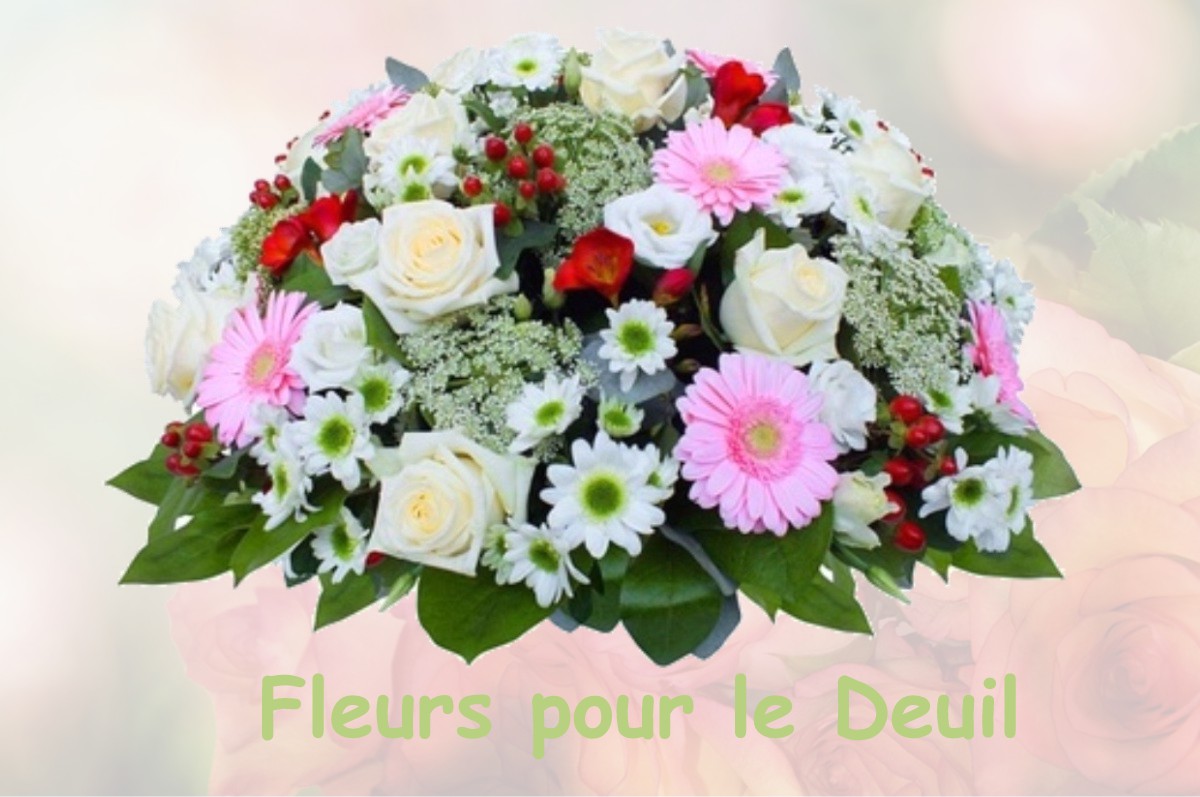 fleurs deuil CHATEAU-L-ABBAYE